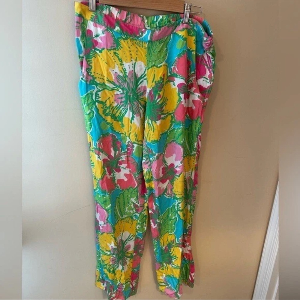 Lilly Pulitzer Floral Multicolor Women's Pants